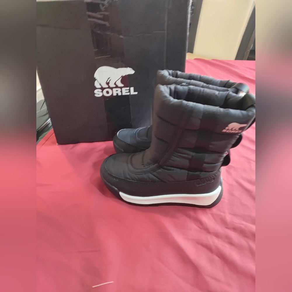 Sorel Kids Black Winter Boots